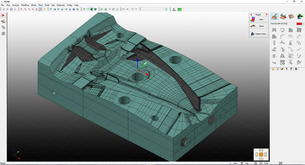 Ausschnit des Smart4Cut Programmiersystems
